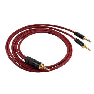 线尊 DD180一分二音频线3.5mm公转双3.5公一进二出手机音源共享线