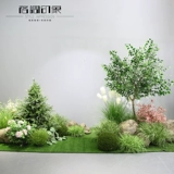 Имитация растения тростника, ландшафтный дизайн, крытая гостиная, торговый центр, магазин под лестницей, макет декоративных растительных растений