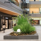 Имитация растения тростника, ландшафтный дизайн, крытая гостиная, торговый центр, магазин под лестницей, макет декоративных растительных растений