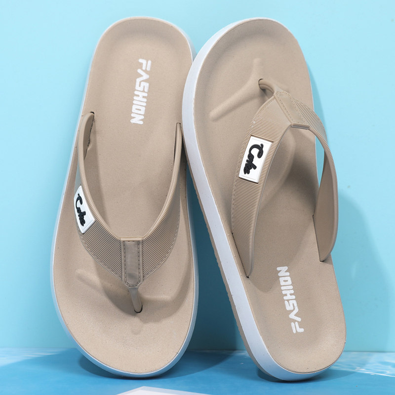 人字拖鞋男士夏季2026新款户外穿防滑沙滩耐磨防臭夹脚软底凉鞋男