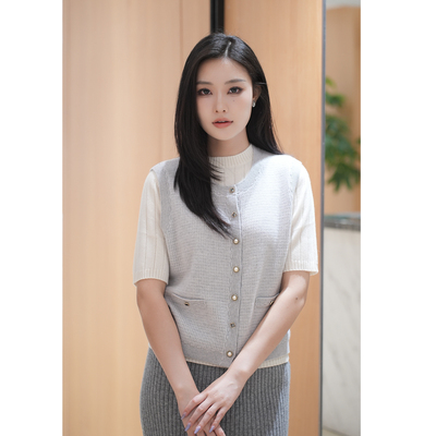 新疆GTS天山羊绒圆领针织宽松型