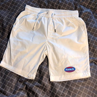 ins潮流宽松外穿男生休闲中裤 冰丝短裤 速干运动三分裤 薄款 男夏季