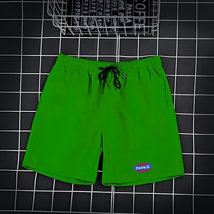 冰丝速干体能裤 子男创意印花三分短裤 训练裤 宽松运动裤 大码 夏季