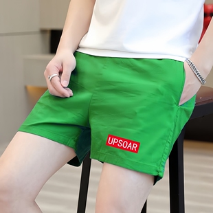 四分潮流外穿中裤 速干短裤 精神小伙半截裤 潮牌休闲沙滩裤 薄 男夏季