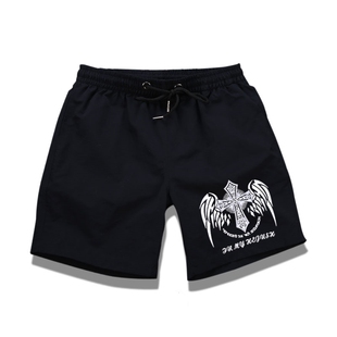 潮流修身 休闲三分裤 运动裤 社会精神小伙沙滩裤 短裤 中裤 男外穿夏季