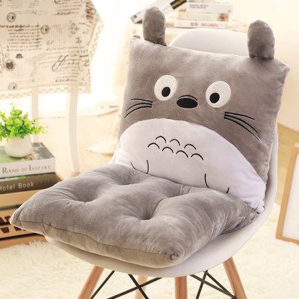 连体坐垫靠垫一体办公室椅垫地板加厚学生座垫餐椅板凳子屁股垫子