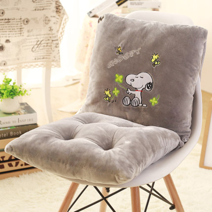 连体坐垫靠垫一体办公室椅垫地板加厚学生座垫餐椅板凳子屁股垫子