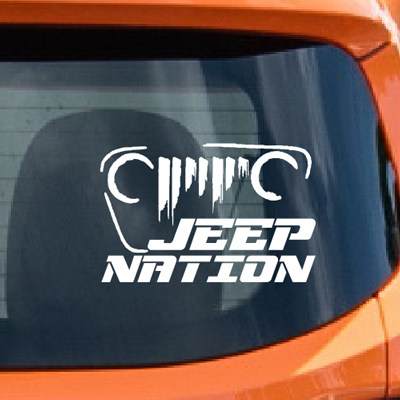 改装指南者创意贴纸定制自由侠自由光牧马人JEEP汽车反光车贴