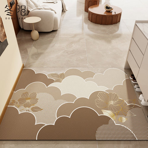 入户地垫进门耐脏可裁剪皮革地毯