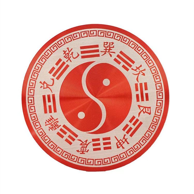 圆形金属版家用五行八卦先天八卦补角门口卫生间卧室路冲尖角