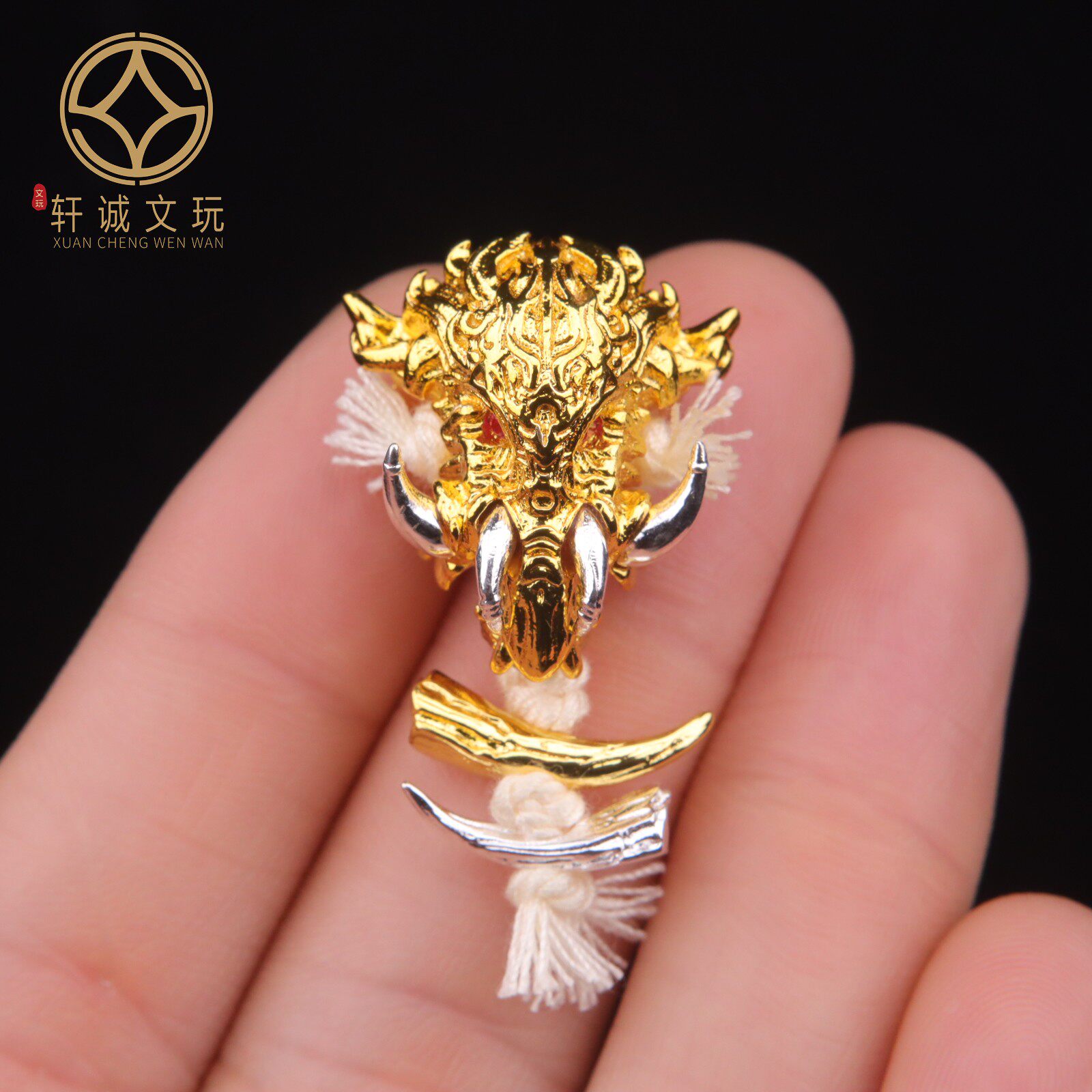 15MM三通天然古法金象神套装组合佛头金刚108长串配饰配件饰品
