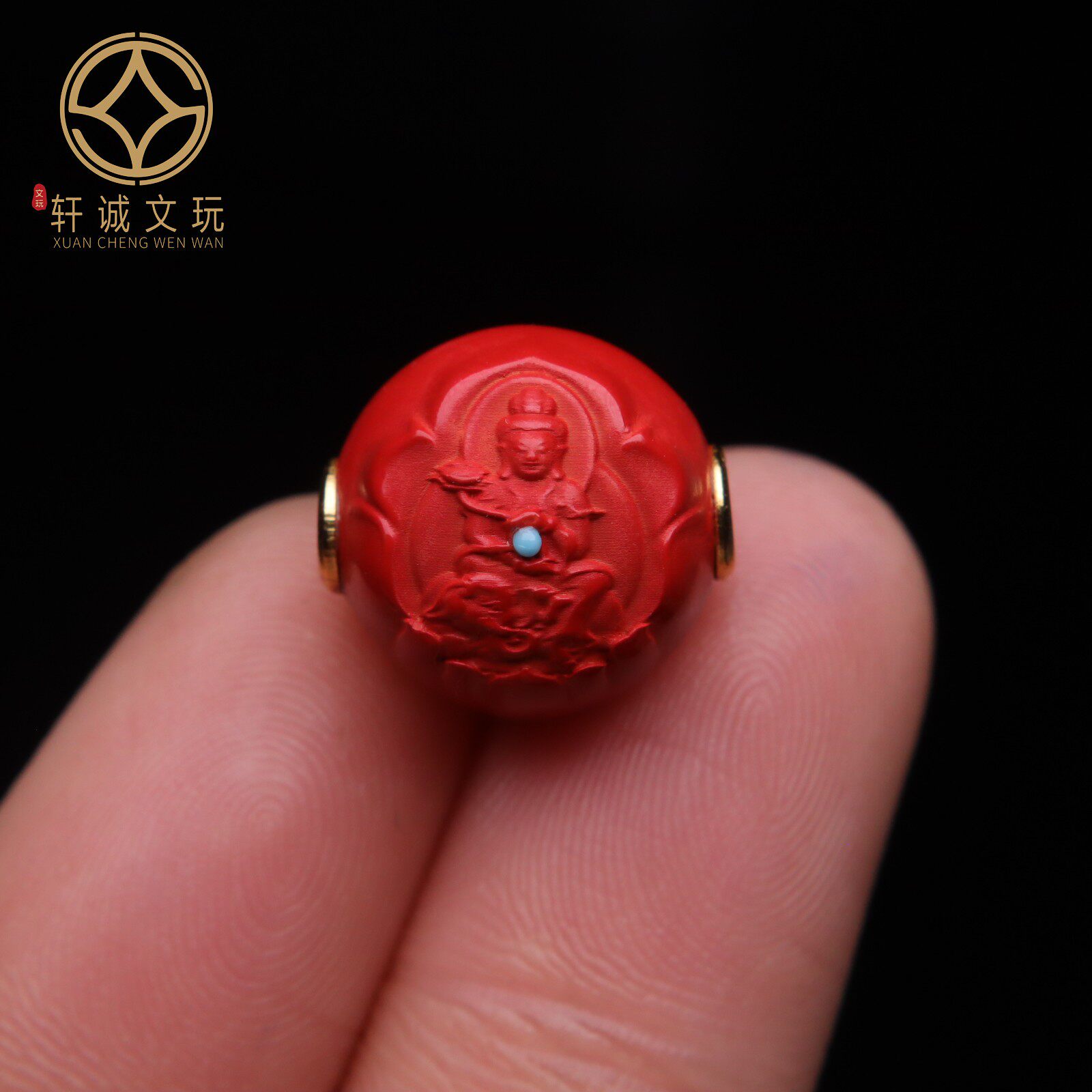 银镀金朱砂本命佛手串男女属龙兔狗牛羊虎文殊普贤菩萨护身符手链