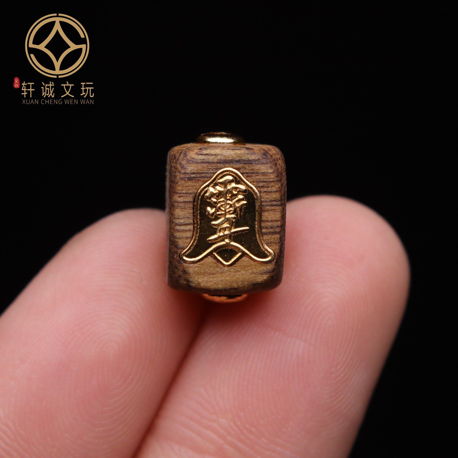 原创S925银镀金雨渐耳一帆风顺护身沉香桶珠手串链diy文玩配珠饰