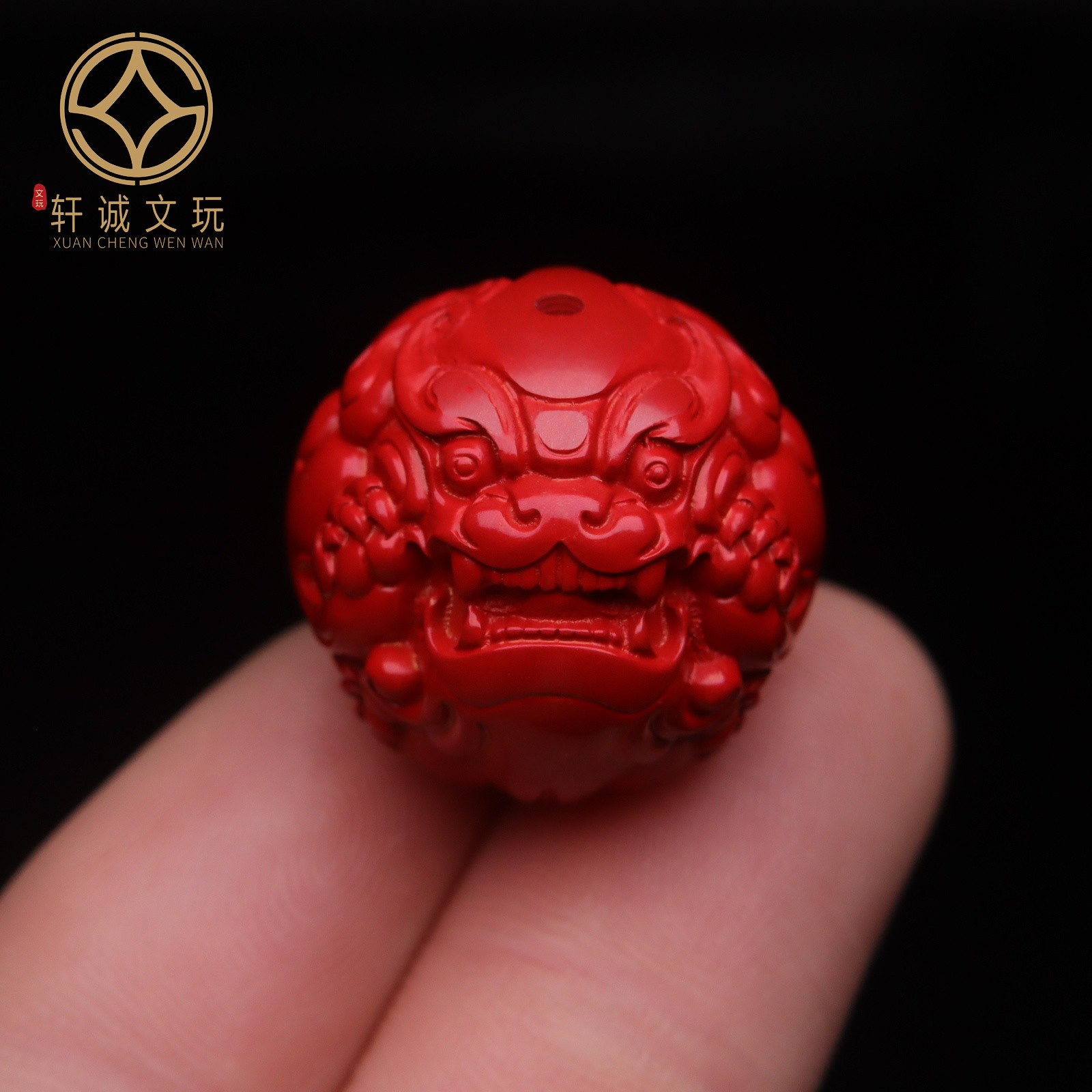 保真天然朱砂招财貔貅饰品文玩配饰diy佛珠手串手链配珠配件