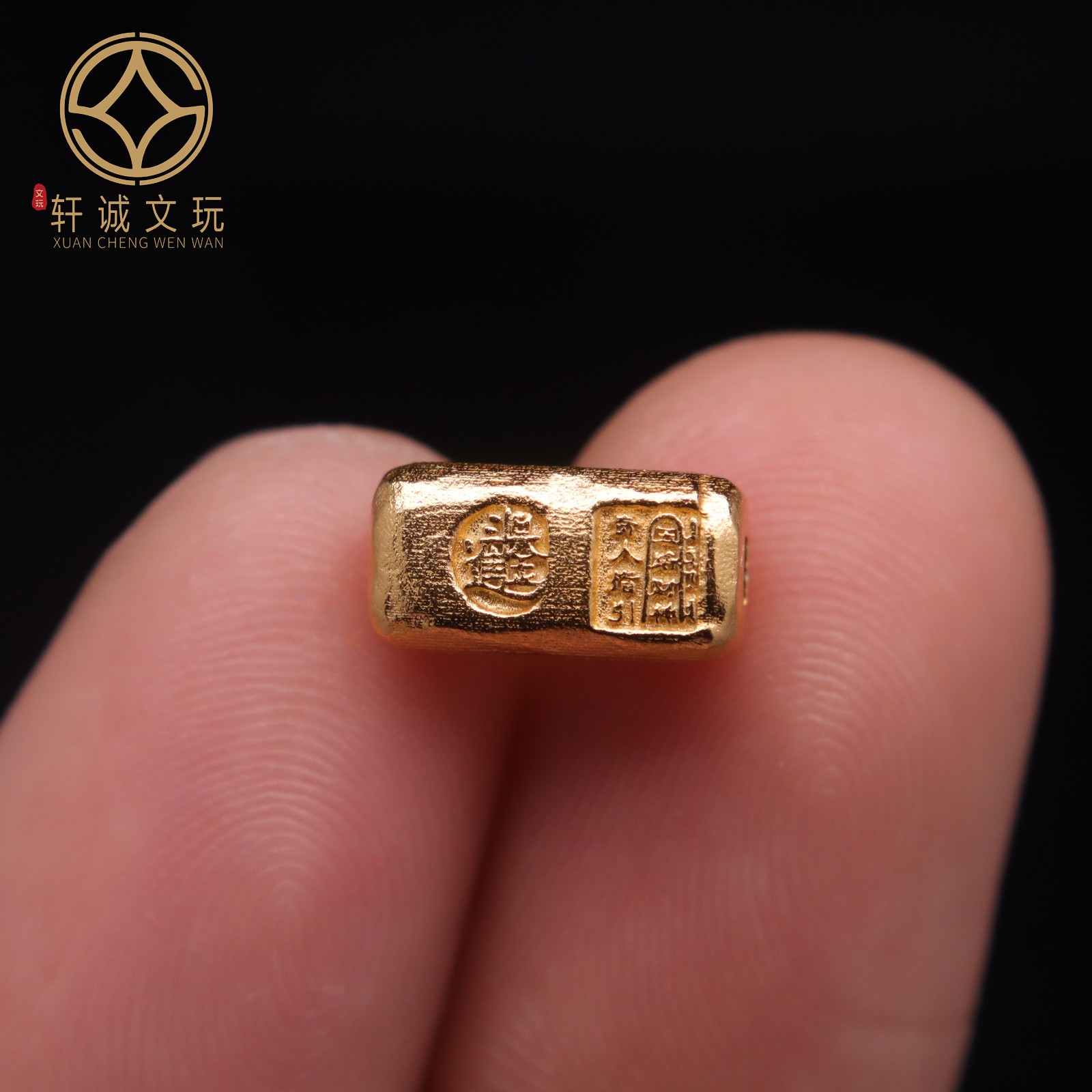 原创足银925镀金五路财神招财宝贵人指引老型桶珠手串diy文玩配饰
