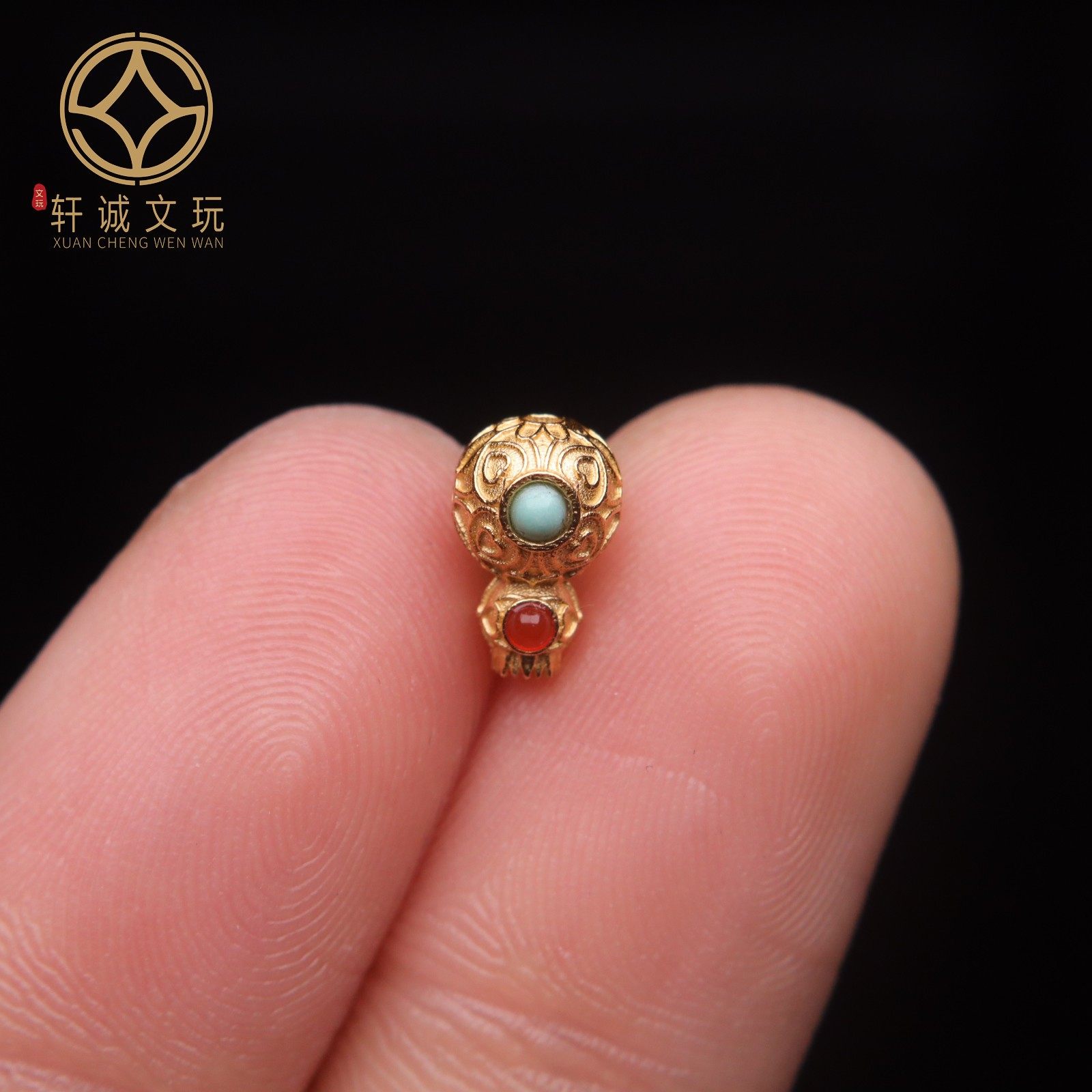 原创925银镀金松石南红葫芦镶嵌佛头奶嘴手串diy配件文玩配饰,饰品/流行首饰/时尚饰品新,银饰配件,淘宝优惠券,粉丝福利购,淘宝优惠卷