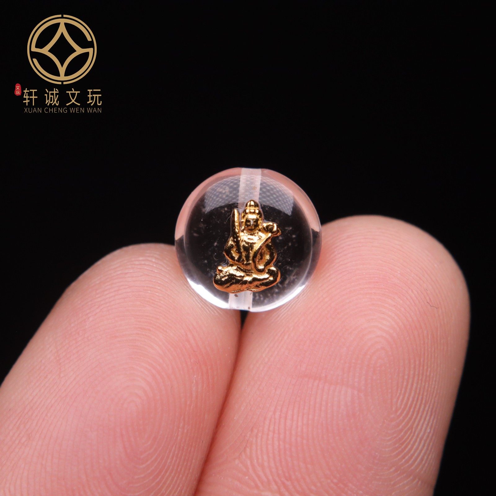 原创纯银925镀金白水晶大鹏鸟观音圆珠桶珠隔珠串珠diy文玩配饰件,饰品/流行首饰/时尚饰品新,DIY配件,淘宝优惠券,粉丝福利购,淘宝优惠卷