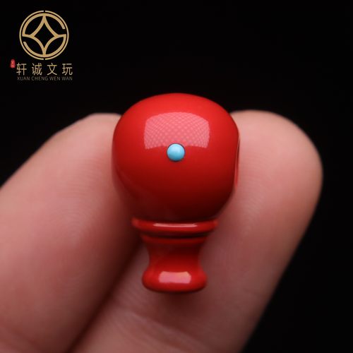 正品保真天然朱砂红砂紫金砂三通佛头顶腰珠金刚星月菩提手串配饰