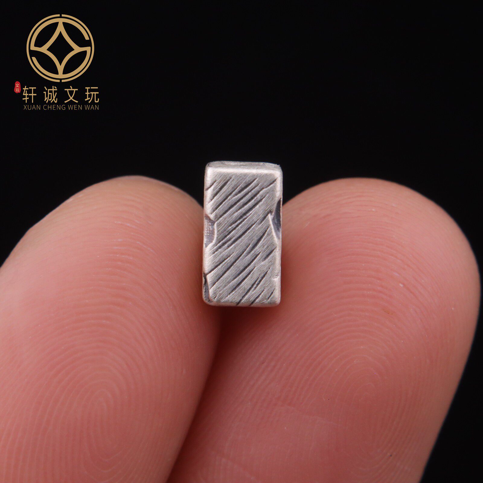 原创s999纯银方桶珠配饰配件DIY文玩串珠手串108手链配珠饰品