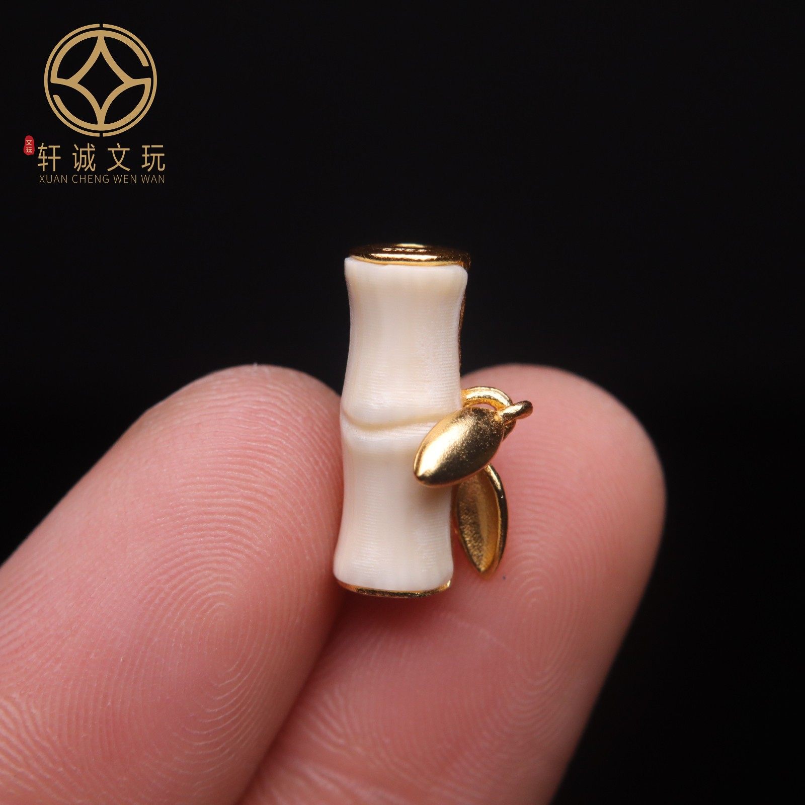 天然S925银镀金蜜蜡白蜜竹节桶珠桶珠珠散珠DIY手串手链配饰配件