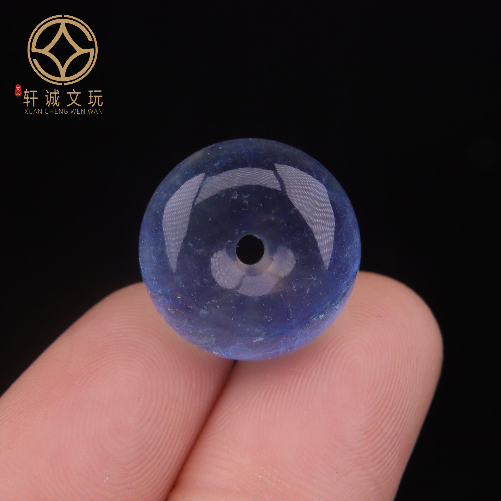 原创天然海蓝宝面包圈隔珠散珠桶珠单珠DIY文玩手串手链散珠配饰