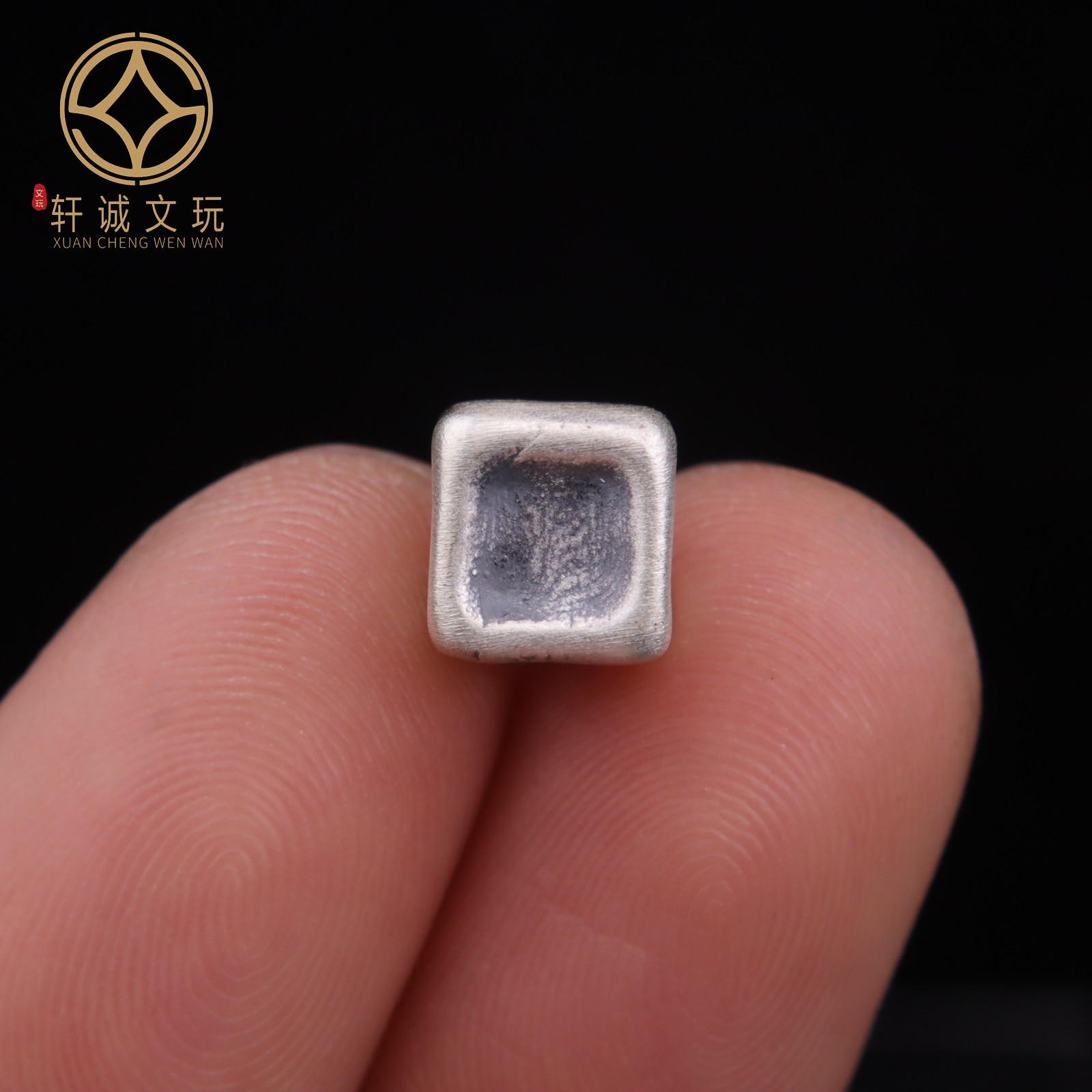 s999纯银方糖桶珠无相配饰配件DIY文玩串珠手链挂件饰品手串珠子