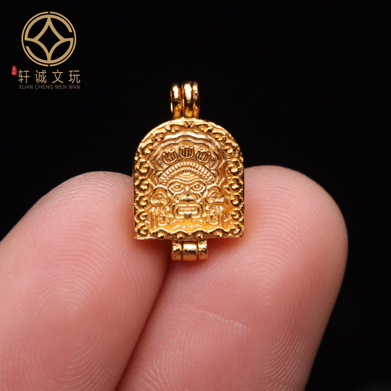 S925纯银镀金扎基拉姆可打开吊坠隔珠配件配珠桶珠文玩配饰牌子