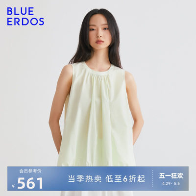 blueerdos舒适纯棉背心时尚