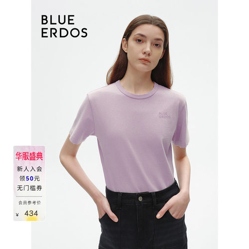 blueerdos做旧纯棉短袖T恤