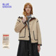 BLUE 外套女B256J0011 复古摩登双面穿宽松短款 ERDOS冬季 新品