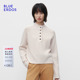 简约休闲羊毛羊绒半高领女针织衫 BLUE 新品 春季 B256A0728 ERDOS