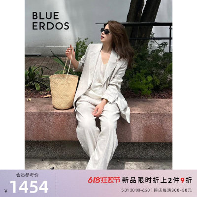 blueerdos通勤薄款女装西装外套