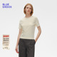 短袖 BLUE T恤B255D0034 舒适简约圆领半袖 针织衫 ERDOS 冬季