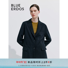 BLUE ERDOS24春夏新款简约通勤薄款桑蚕丝混纺西装外套B245J1018