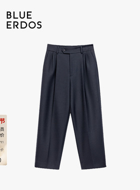 BLUE ERDOS高智感通勤风职业直筒西装裤女B246M1014