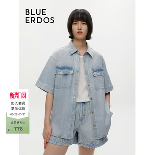 BLUE DENIM ERDOS简约仿牛仔外套B545HB006 ANOTHER