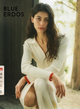 [BLUE ERDOS设计师系列]BETH系列长款V领开衫B245D1040