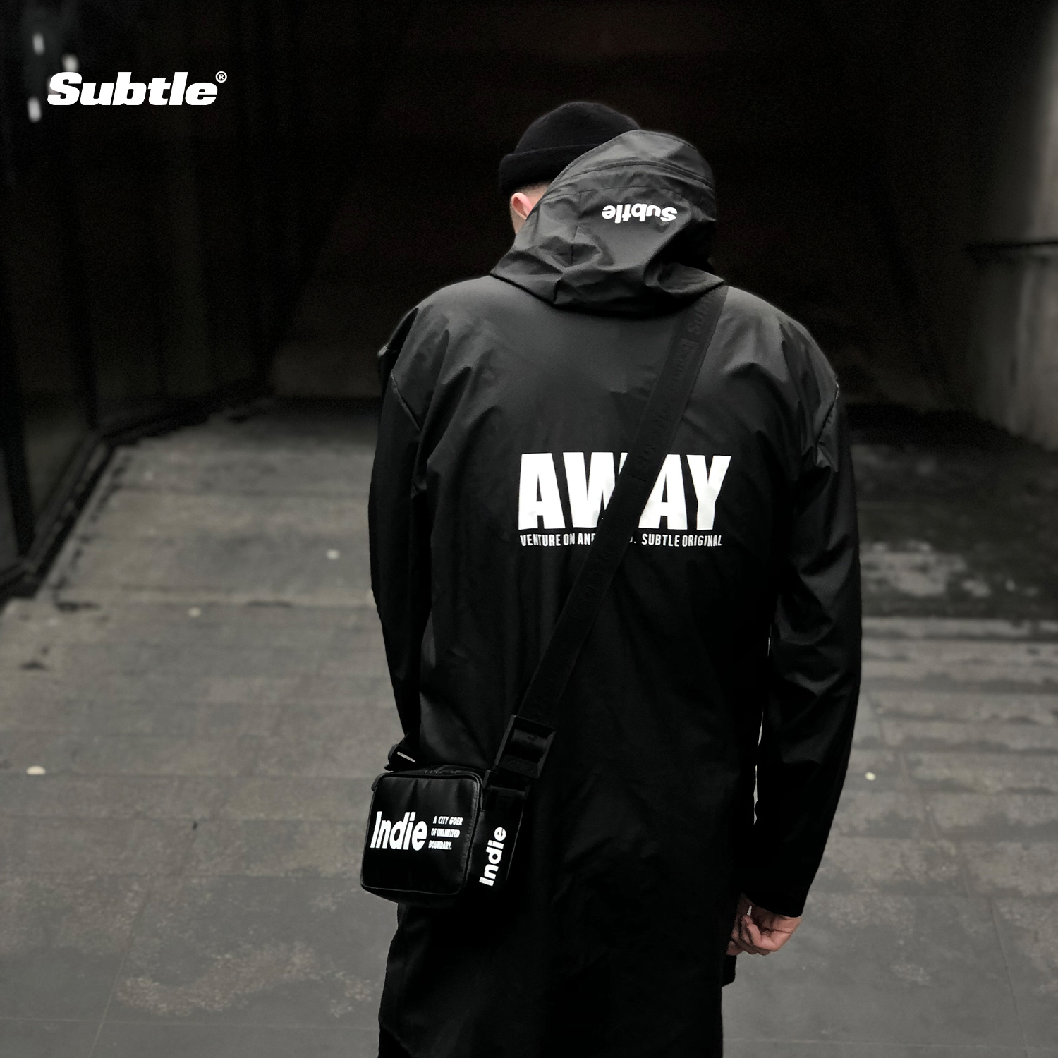 骑行时尚长款全身防雨服