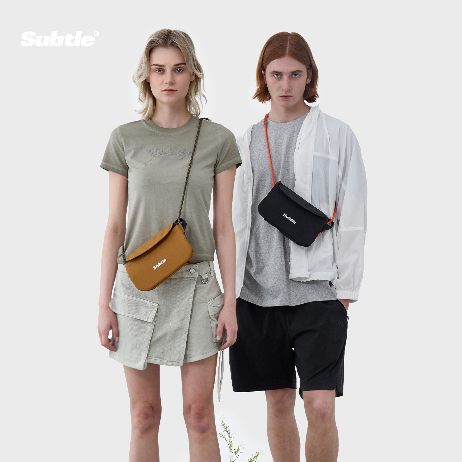 SUBTLE休闲轻便斜挎包