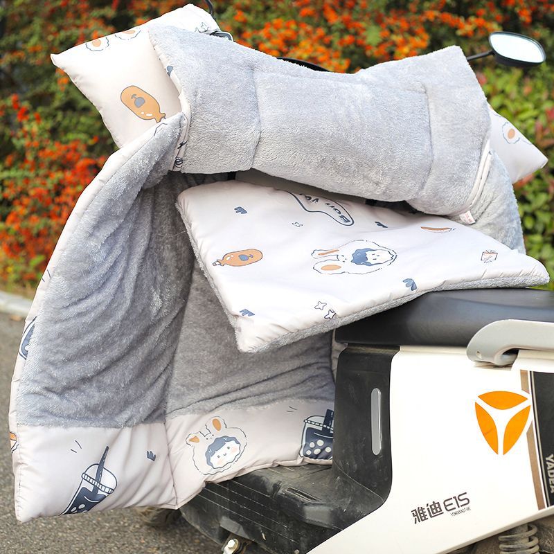 新型挡风被电动车冬季2025新款加绒加厚防寒防水全包加大通用防风