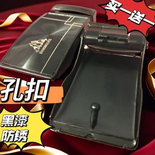 平滑扣 板扣皮带头3.0cm打孔3.5钉扣简约裤腰带扣头裤带带孔 针扣