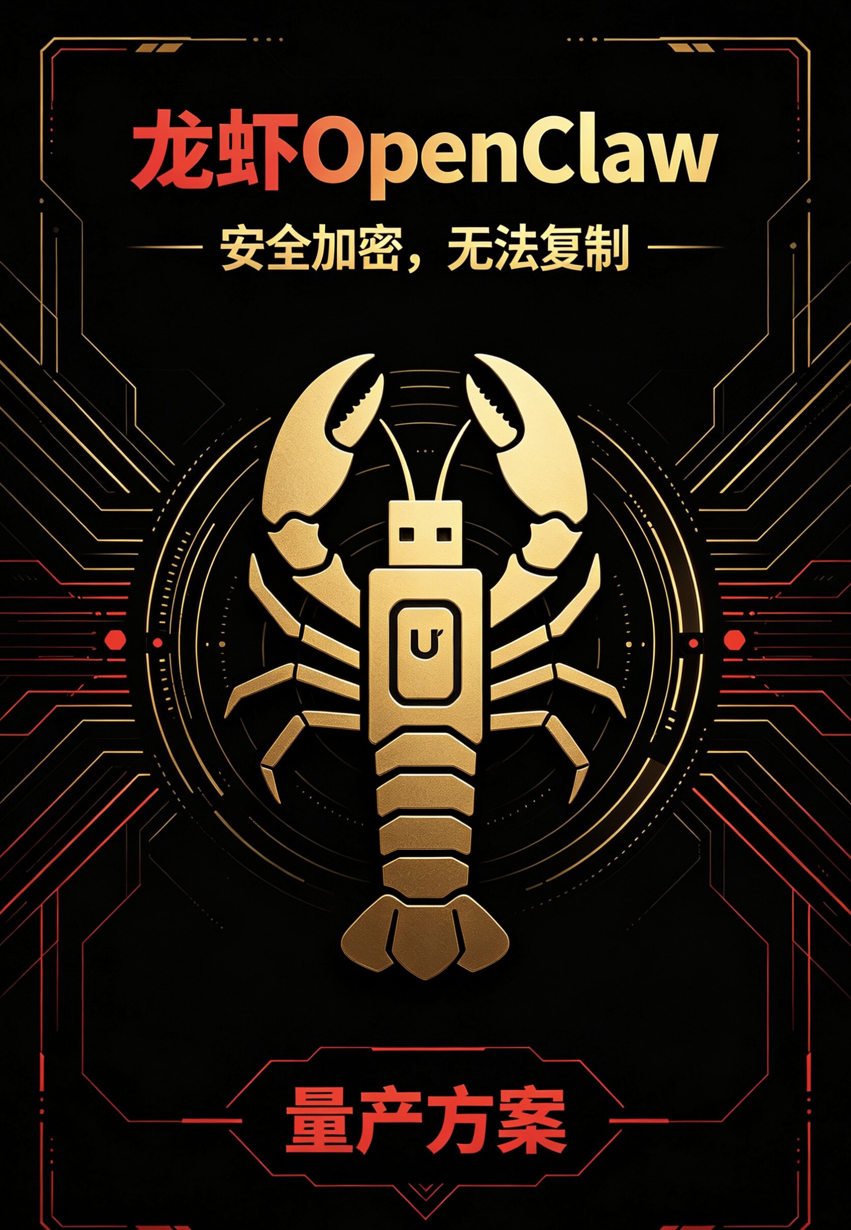 龙虾OpenClaw量产方案｜U盘定制