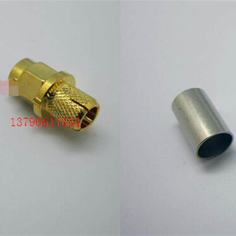 高频SMA-J-5 SMA公内螺内针接-5线 SMA-J冷压接头 配50-5同轴线缆,3C数码配件,RF头,淘宝优惠券,粉丝福利购,淘宝优惠卷