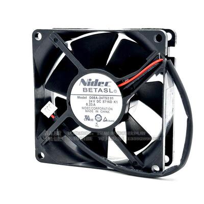 原装正品 NIDEC D08A-24TS2 01 24V 8CM 80X25MM 变频器散热风扇