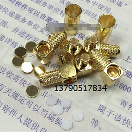 MCX-JW-C-3馈线连接器50-3MCX公弯头90°接线MCX天线网卡等改装头