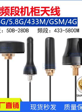 DTU机柜天线4G 2.4G 5.8G GSM nbiot户外充电桩防水蘑菇头天线433