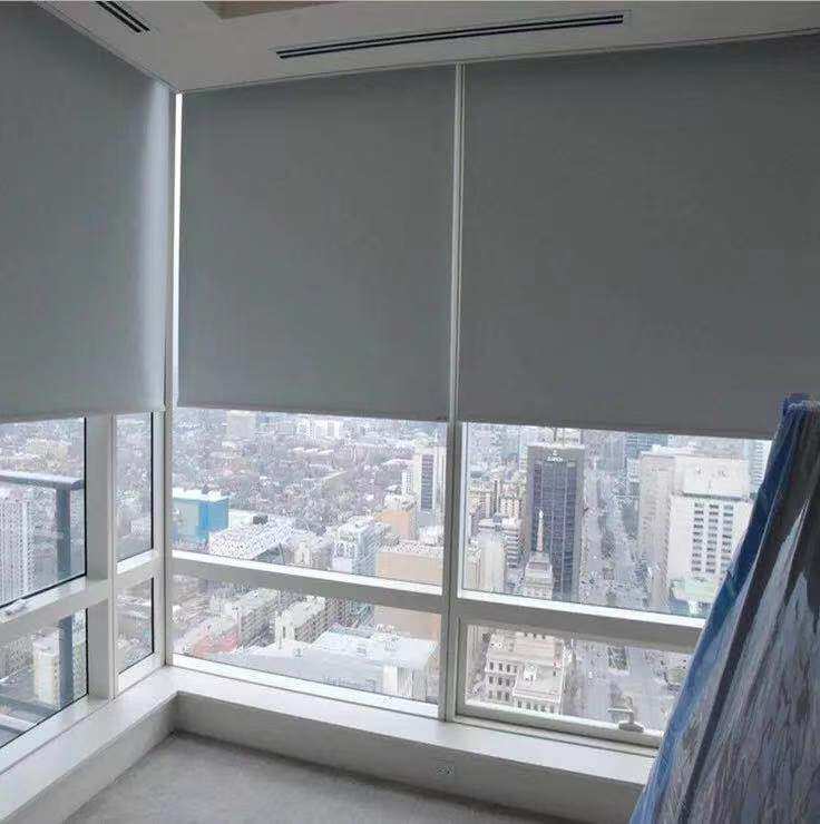 上门安装遮光手动办公室升降卷帘