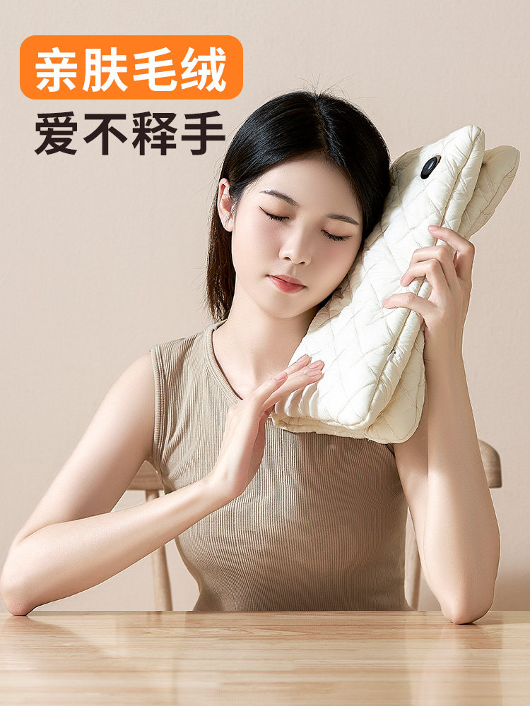 파르페 손 따뜻하게 보석 잉크젯 가열 온수 가방 안전 플러시 접이식 저전력 원적외선 배꼽 따뜻하게