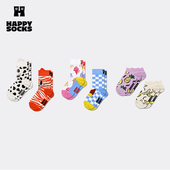 Socks秋季 款 童袜多巴胺时尚 Happy 立体短袜潮中筒袜2双装 儿童袜子