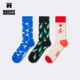 2026春季 新品 Happy Socks潮牌创意酒宴袜子个性 趣味中筒袜